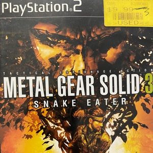 Metal Gear Solid 3 ( Sneak Eater ) PS2 Game